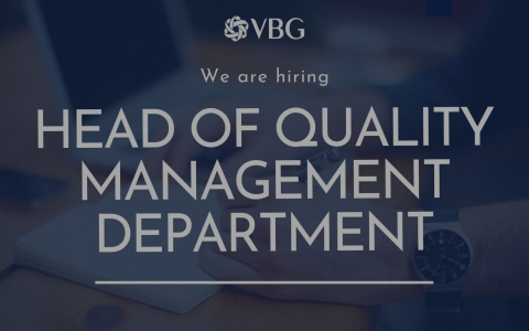 Recruiting position: Head of Quality management department